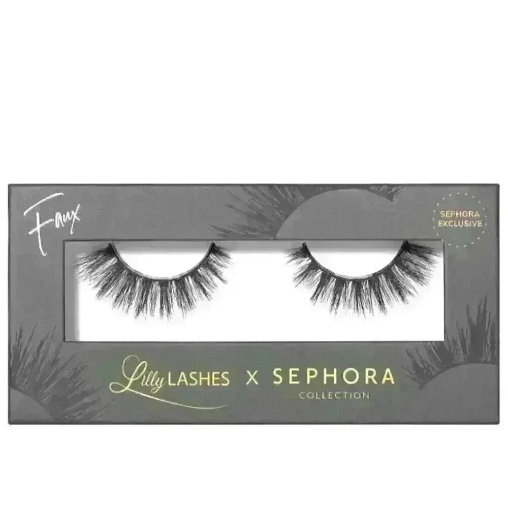 Lily Lashes Faux Mink Lashes In Aka Moana + Under Eye Gel Pads - NEW